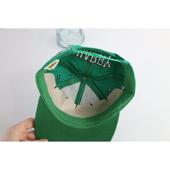 NOS Vintage 90s NASCAR Harry Gant Block Letter Spell Out Snapback Hat Green - Picture 6 of 7